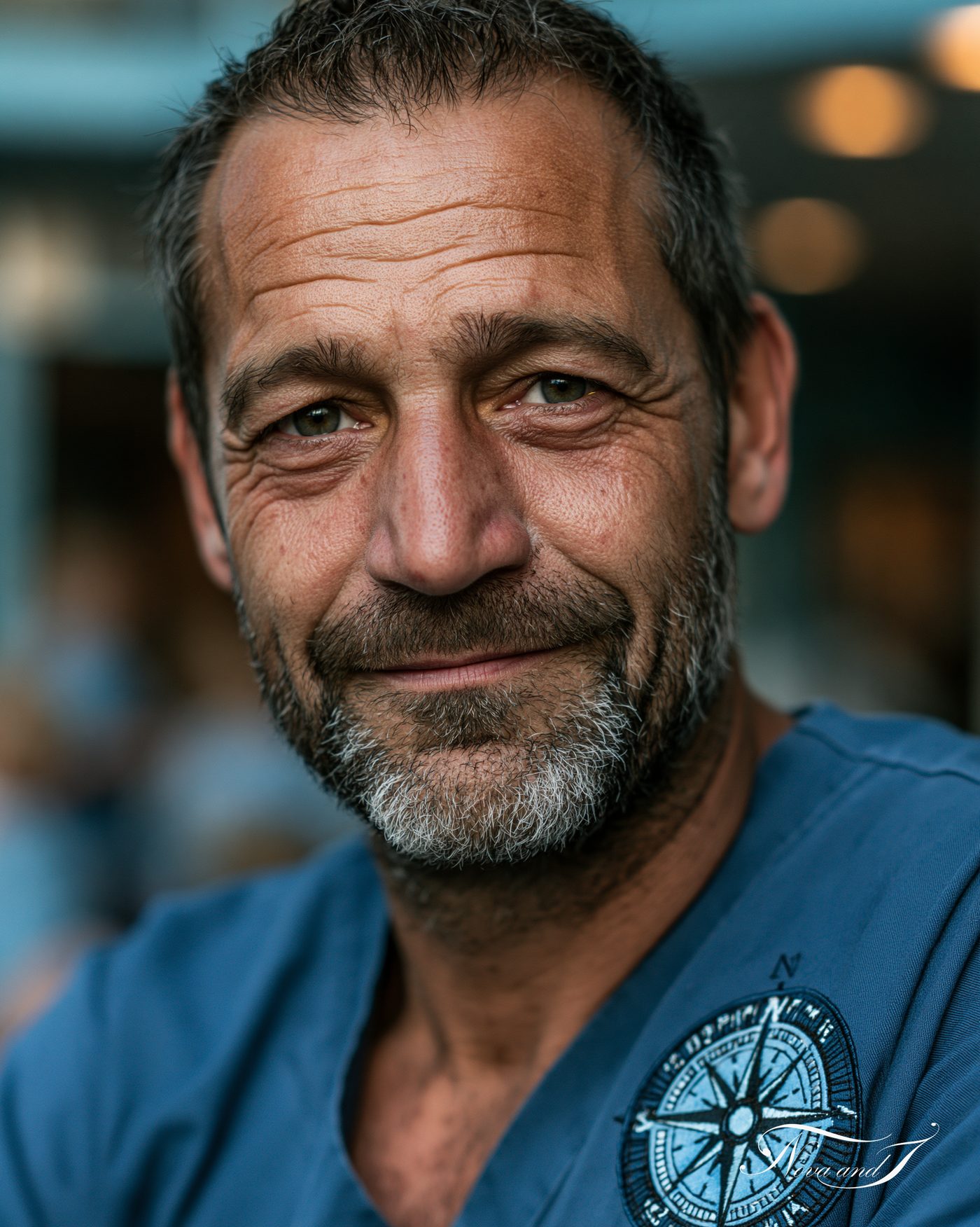 Le sourire derrière le quart de nuit
